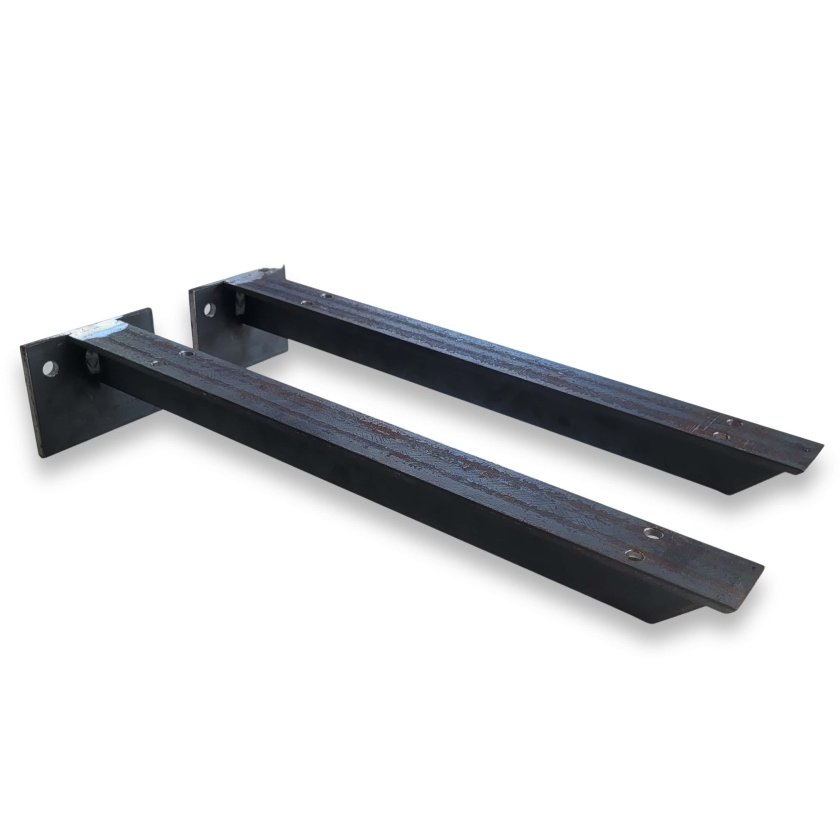 1 Konsolenträger aus Stahl für Waschtischplatten